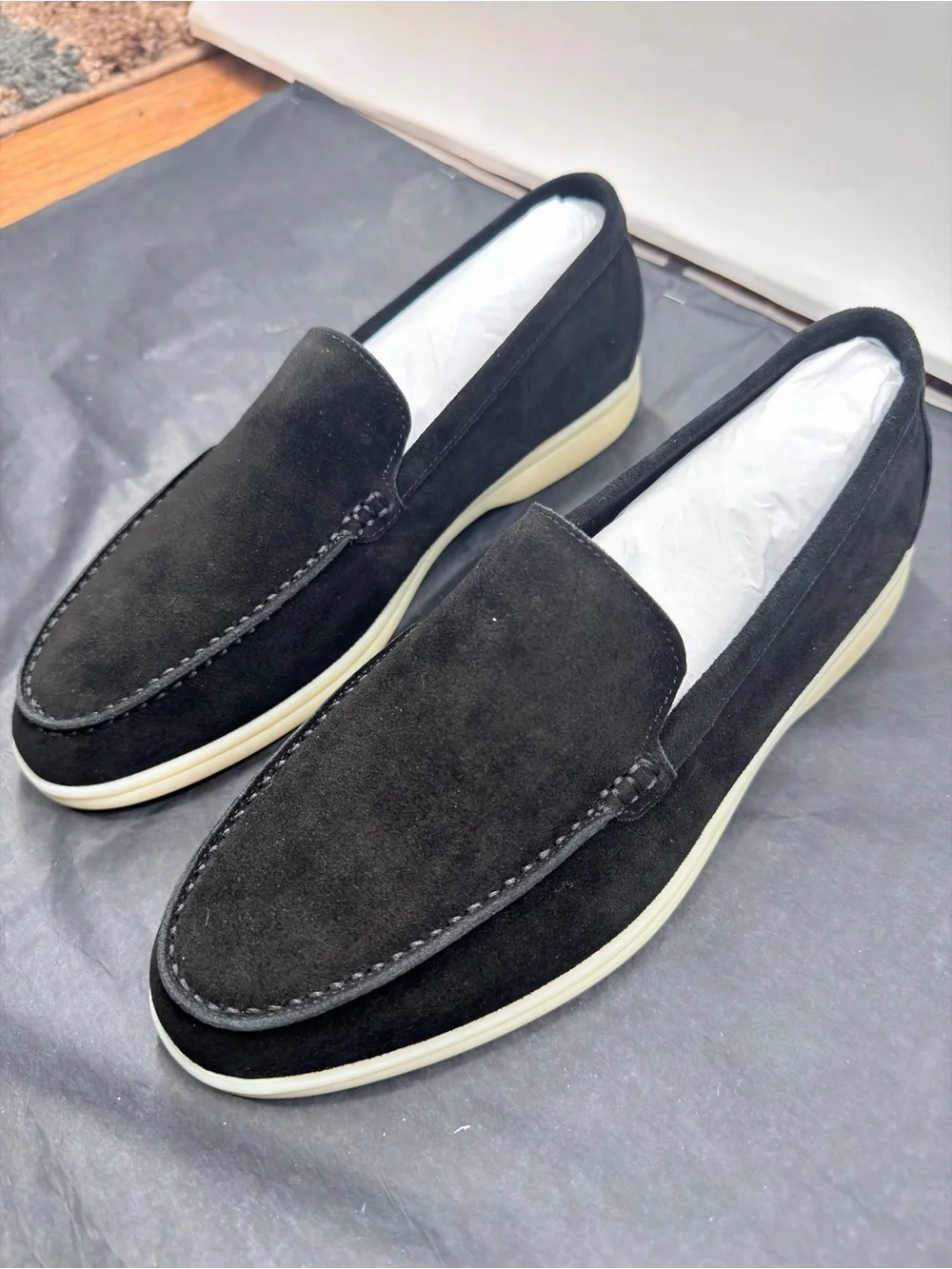 NIB Miramonti Black Loafers
